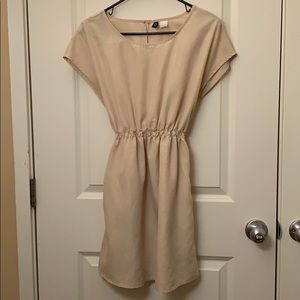 Cream modal dress